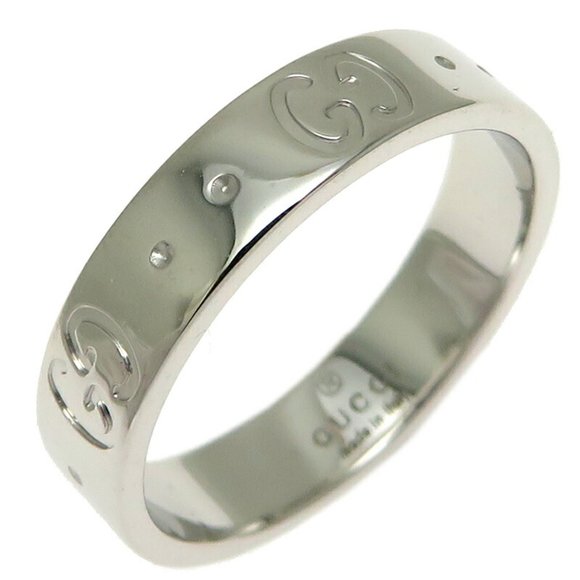 Gucci Icon Silver White Gold ring - Picture 1 of 9